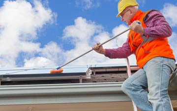 Winterbourne Steepleton soft wash roof cleaning